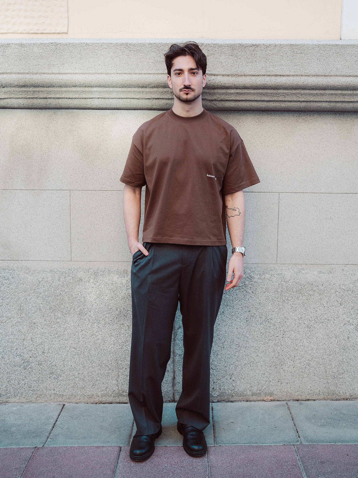 Core logo - Boxy cropped Tee