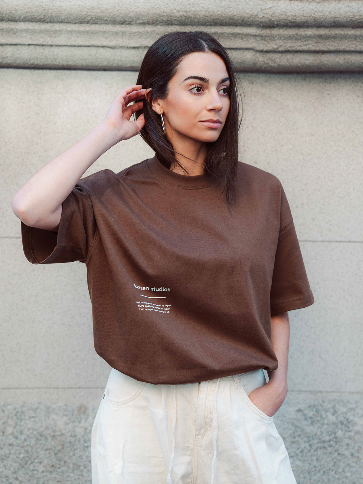 No Autopilot - Boxy cropped Tee